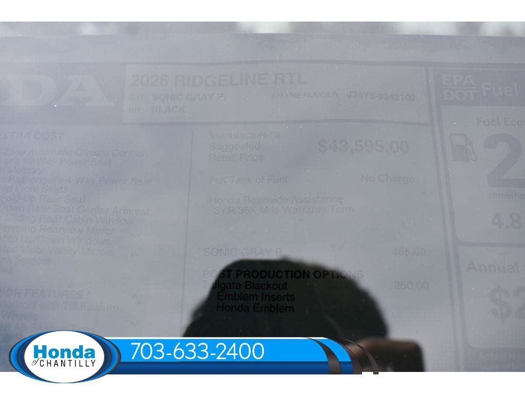 New 2026 Honda Ridgeline RTL image 36