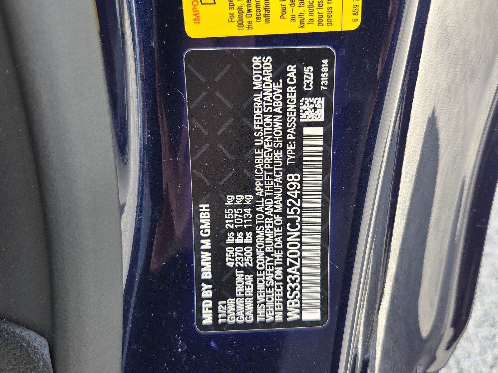 Used 2022 BMW M4 Competition w/ Executive Package RWD image 18