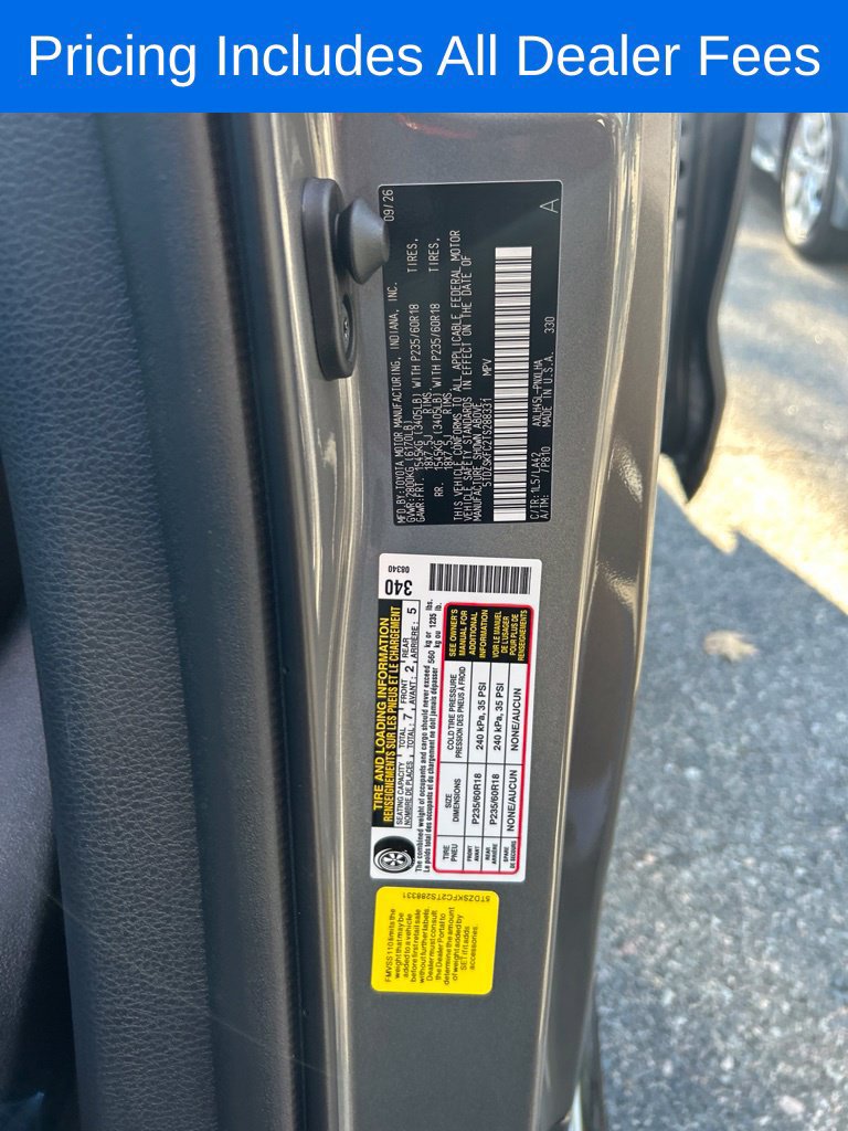 New 2026 Toyota Sienna Limited AWD/4WD image 4