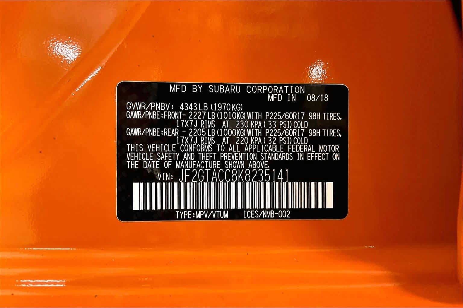 Used 2019 Subaru Crosstrek 2.0i Premium AWD/4WD image 33