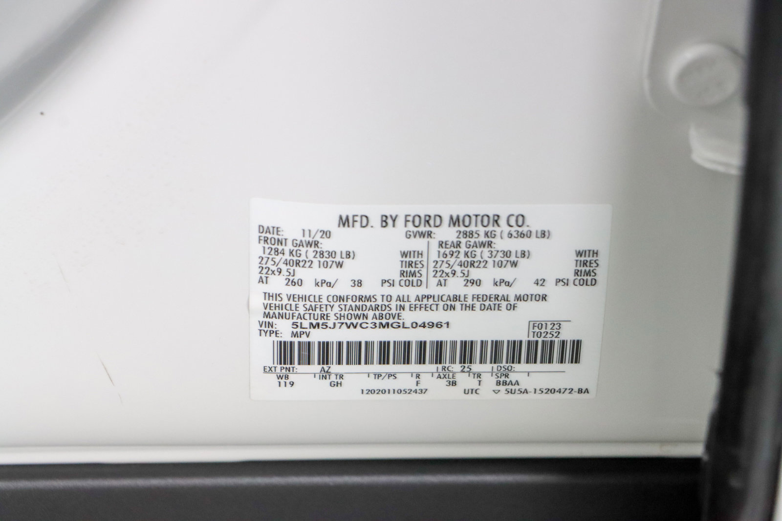 Used 2021 Lincoln Aviator Reserve w/ Equipment Group 201A image 35