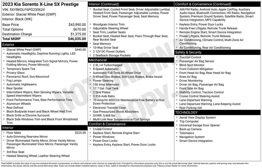 Used 2023 Kia Sorento SX Prestige AWD/4WD image 2