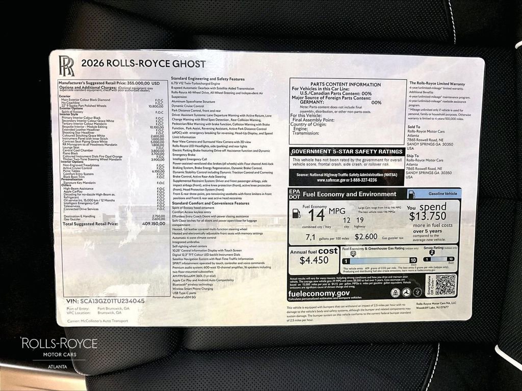 New 2026 Rolls-Royce Ghost image 13