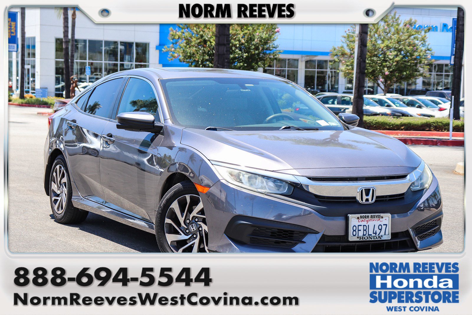 Certified 2018 Honda Civic EX