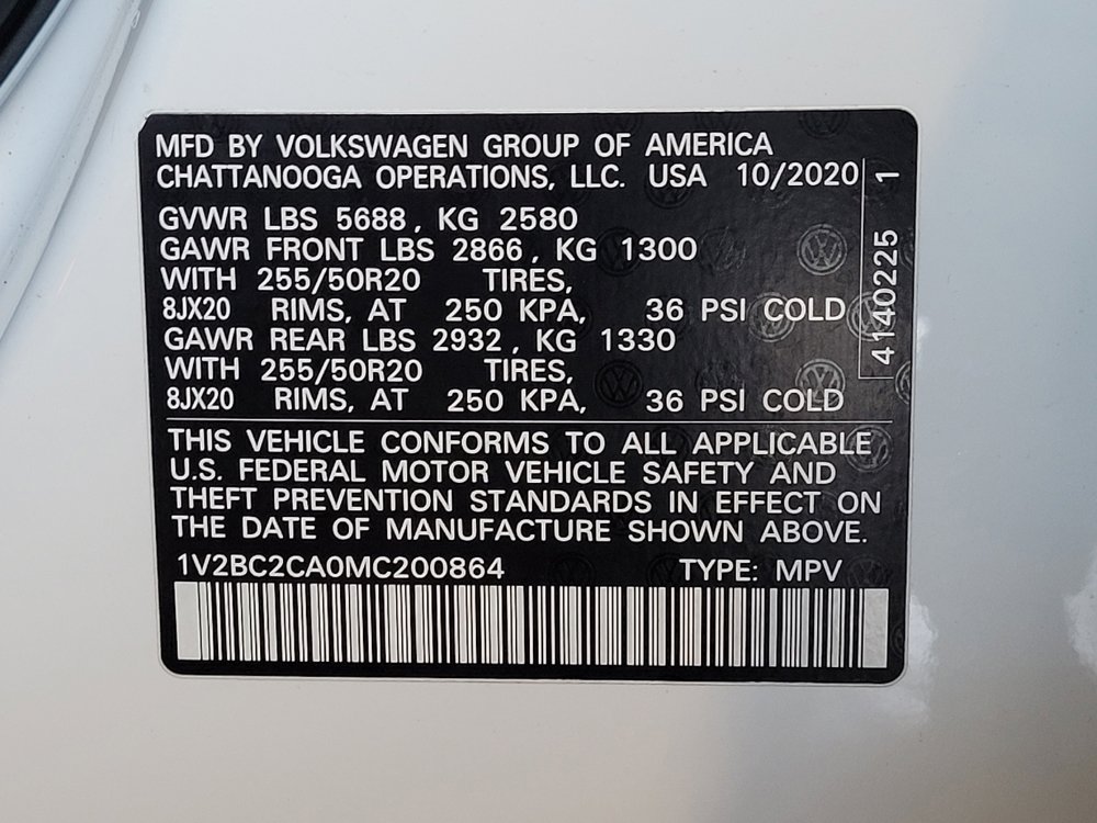 Used 2021 Volkswagen Atlas Cross Sport SEL AWD/4WD image 33