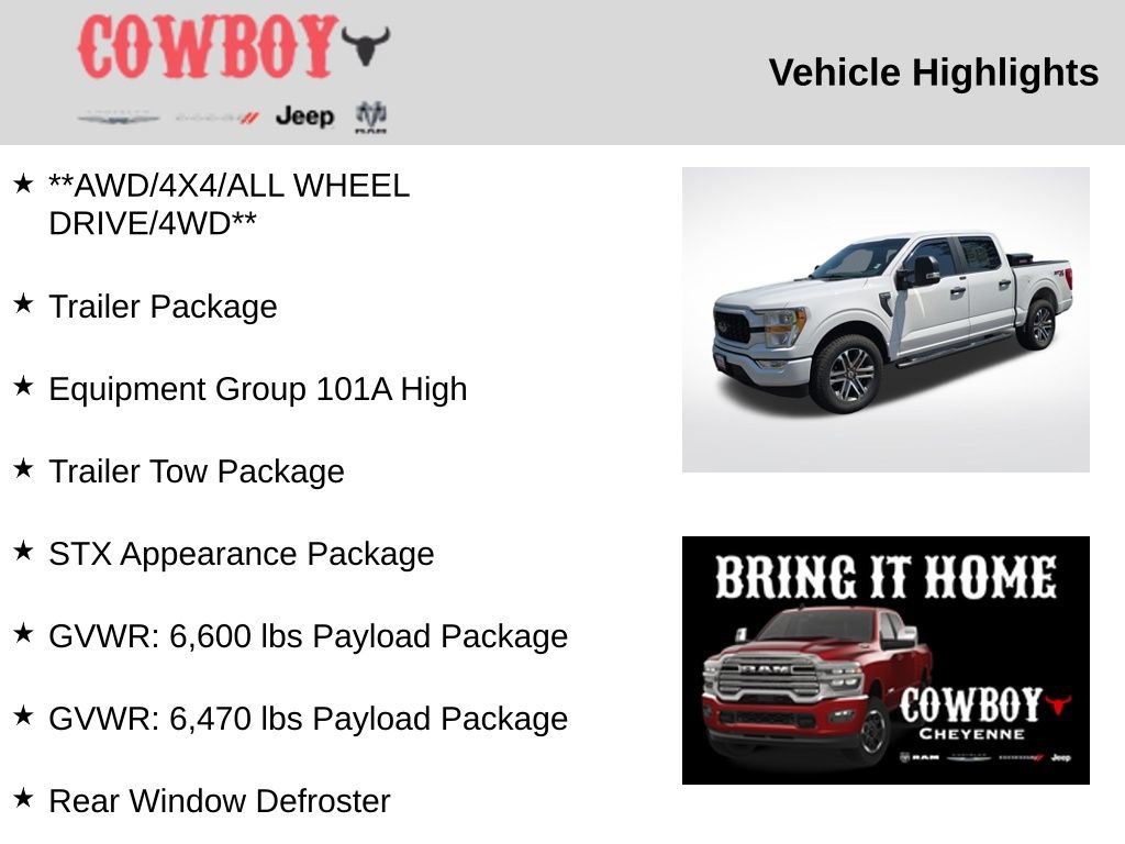 Used 2021 Ford F150 XL w/ STX Appearance Package AWD/4WD image 5
