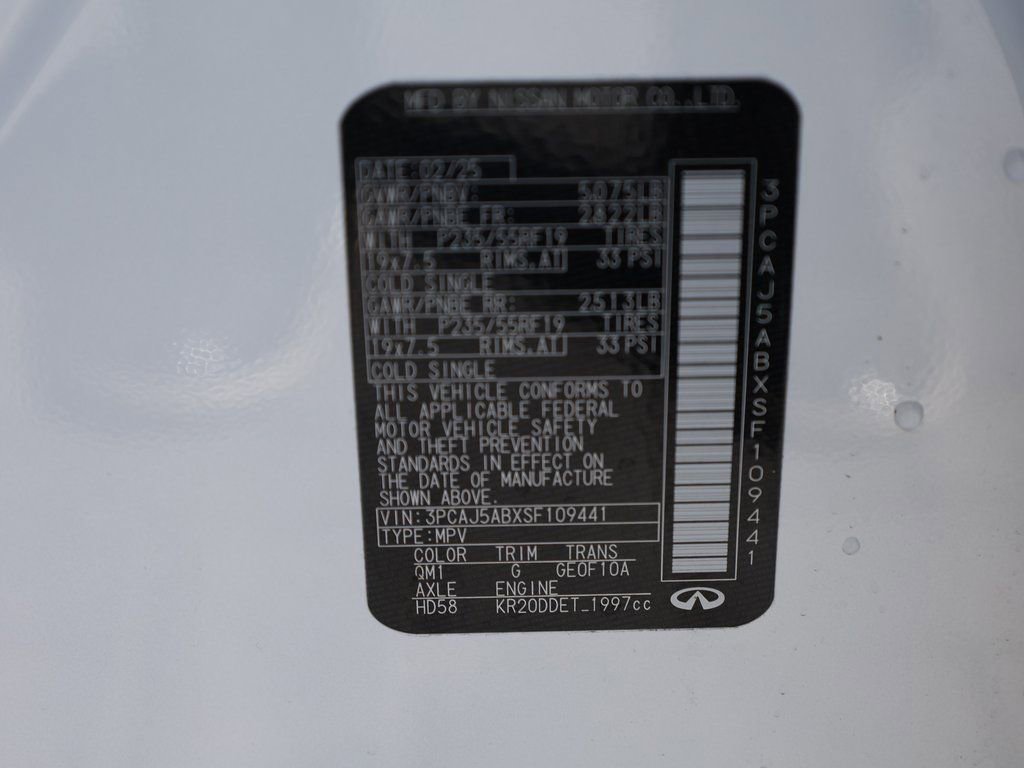 Certified 2025 INFINITI QX50 Pure AWD/4WD image 40