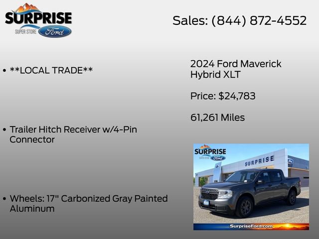 Certified 2024 Ford Maverick XLT FWD image 7
