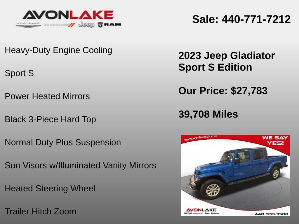 Used 2023 Jeep Gladiator Sport image 36