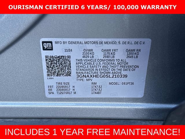 Used 2025 Chevrolet Equinox LT w/ Convenience Package II FWD image 30