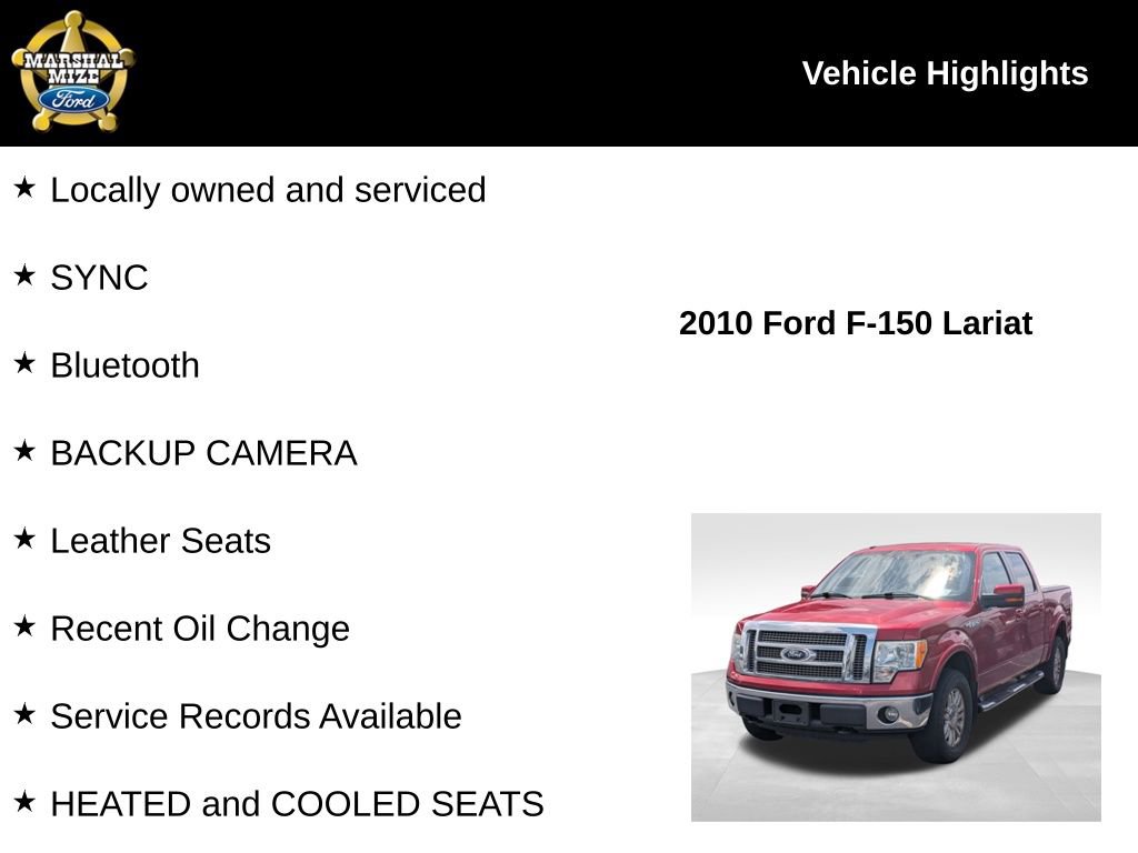 Used 2010 Ford F150 Lariat AWD/4WD image 2