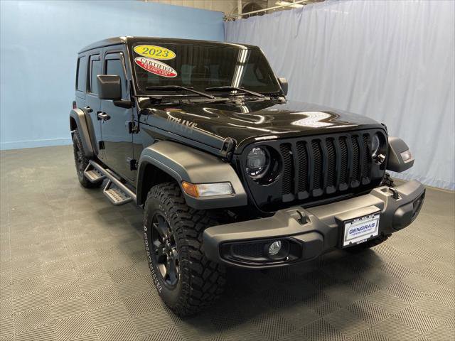 Certified 2023 Jeep Wrangler Willys AWD/4WD image 1