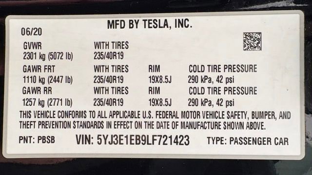 Used 2020 Tesla Model 3 Long Range AWD/4WD image 35