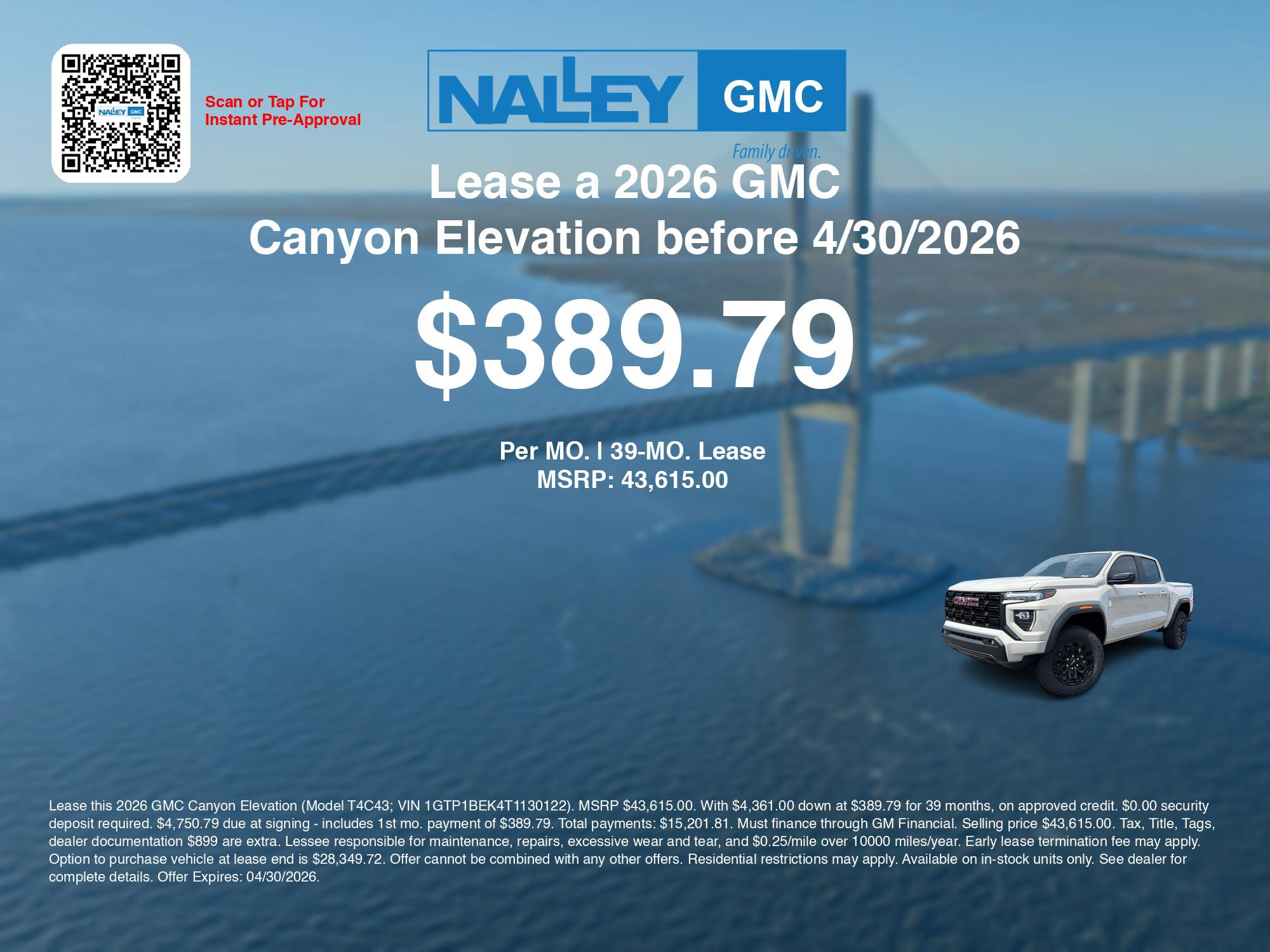 New 2026 GMC Canyon Elevation w/ Convenience Package image 3