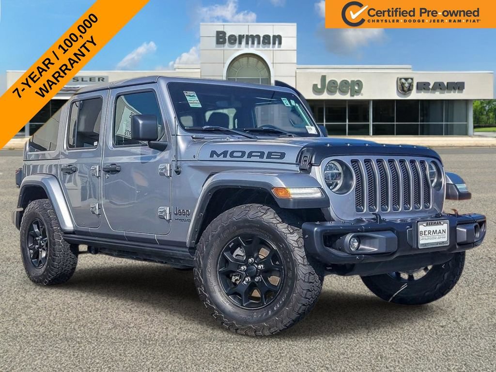 Certified 2019 Jeep Wrangler Unlimited Sahara w/ Quick Order Package 24M Moab