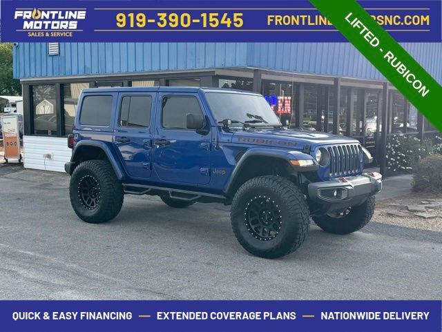 Used 2019 Jeep Wrangler Unlimited Rubicon w/ Uconnect 4C Nav & Sound Group AWD/4WD image 1