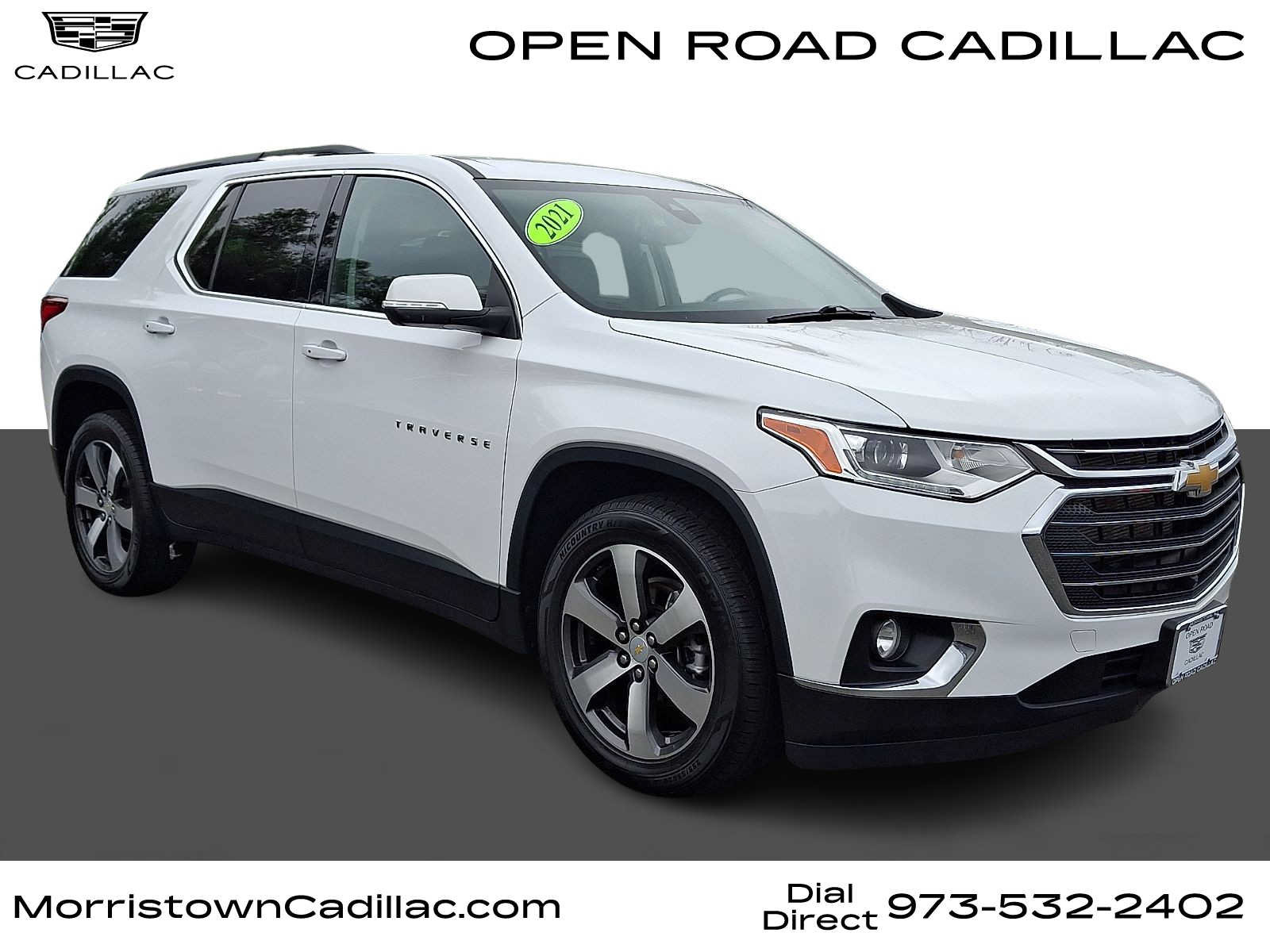 Used 2021 Chevrolet Traverse LT w/ LT Premium Package AWD/4WD image 1
