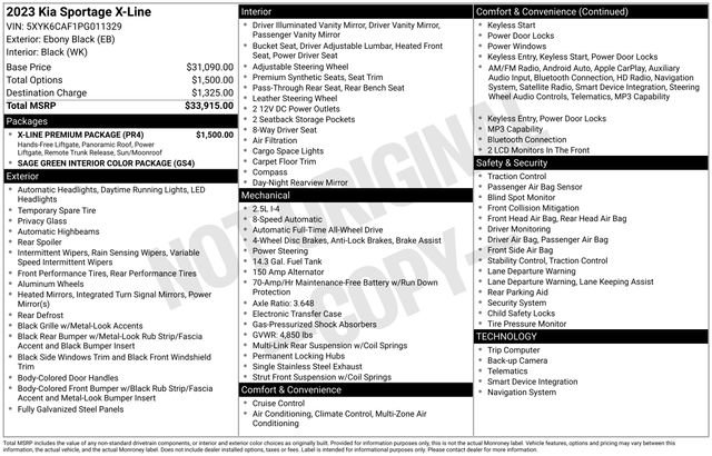 Used 2023 Kia Sportage X-Line w/ X-Line Premium Package image 7