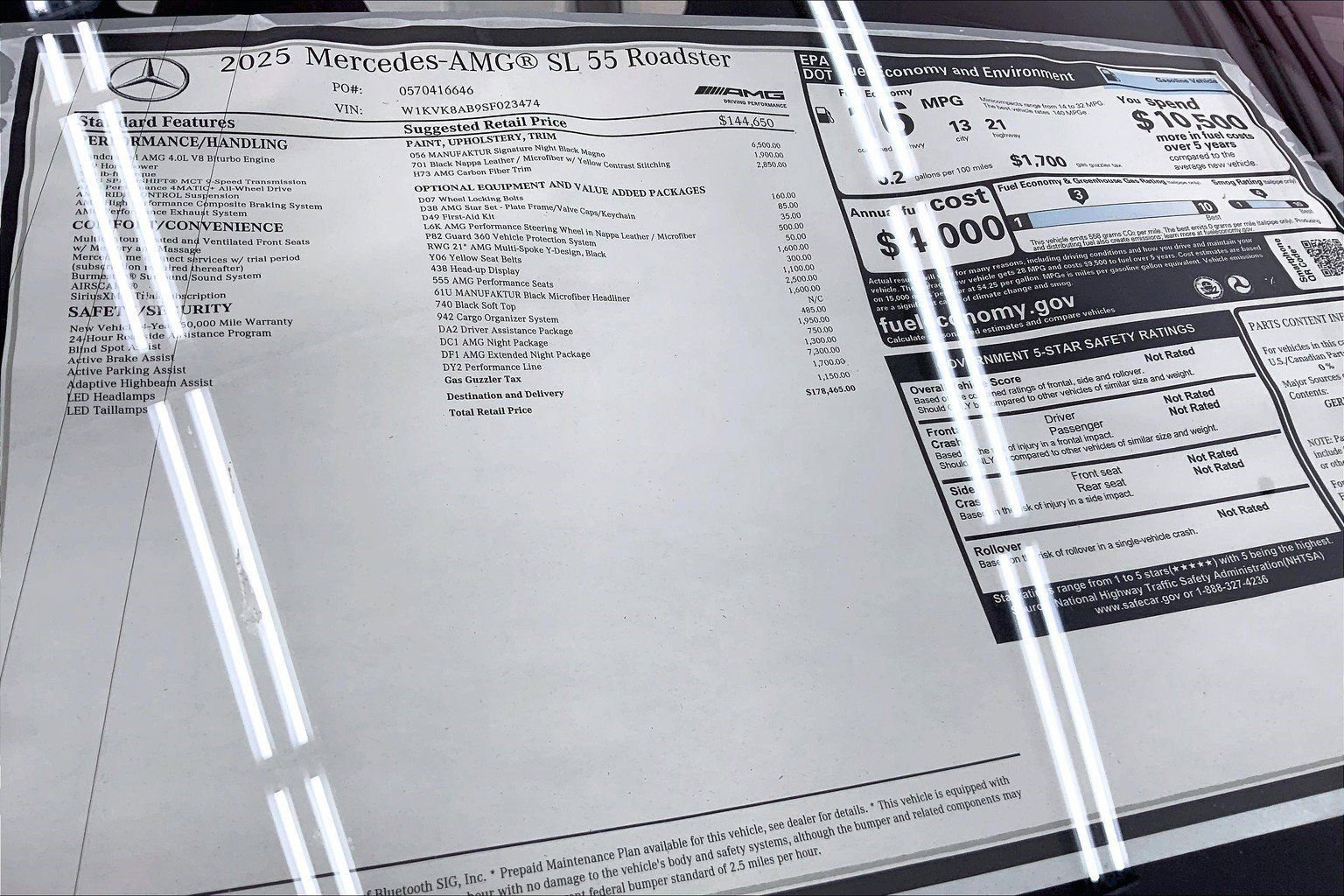 New 2025 Mercedes-Benz SL 55 AMG 4MATIC image 30