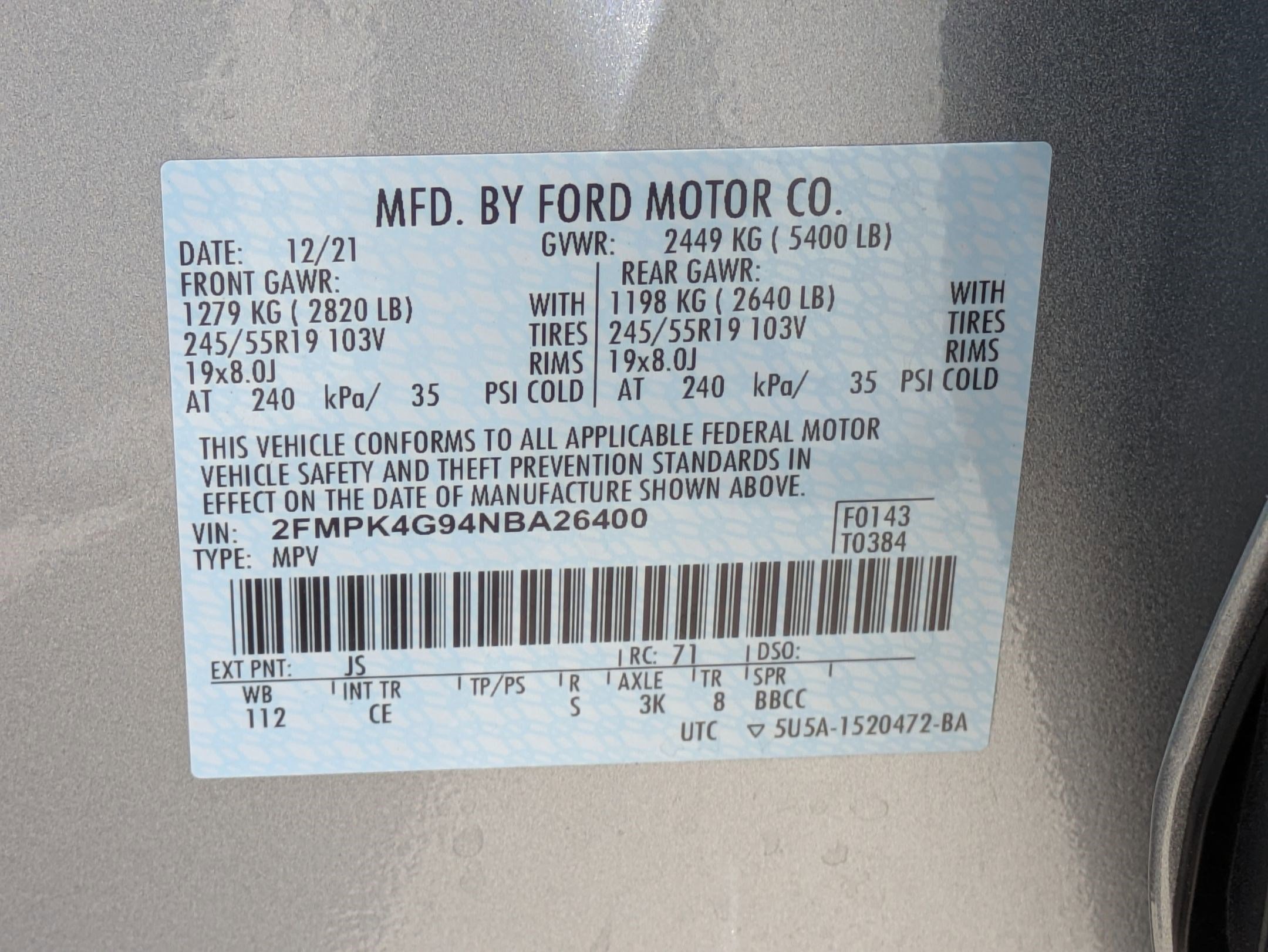 Used 2022 Ford Edge SE w/ Black Appearance Package AWD/4WD image 30