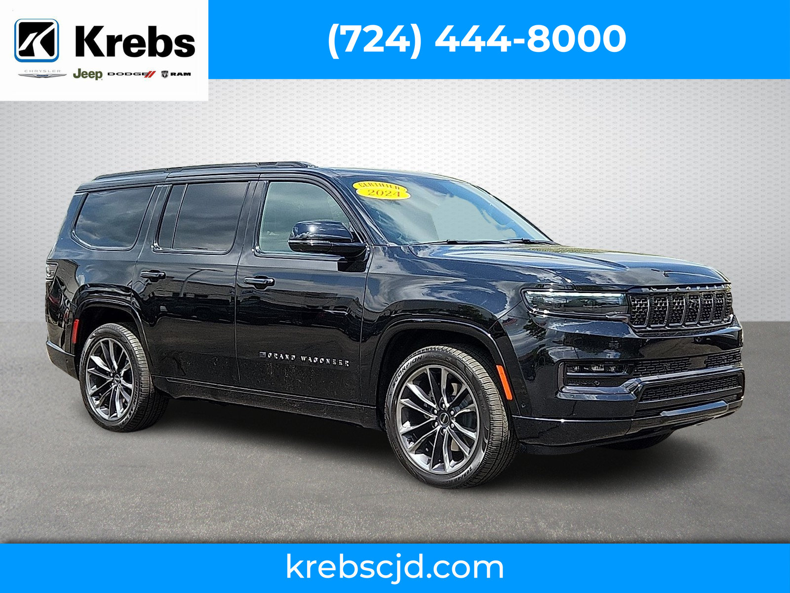 Certified 2024 Jeep Grand Wagoneer Series II w/ Quick Order Packagew 28T AWD/4WD image 1