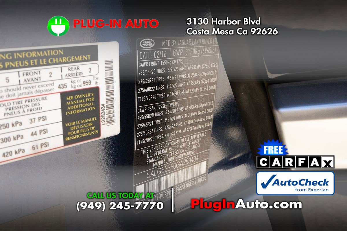 Used 2016 Land Rover Range Rover Supercharged image 9