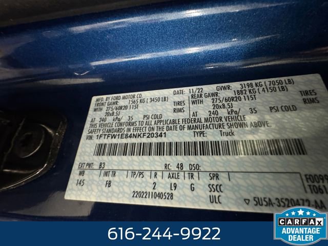 Used 2022 Ford F150 XLT w/ Equipment Group 302A High image 27