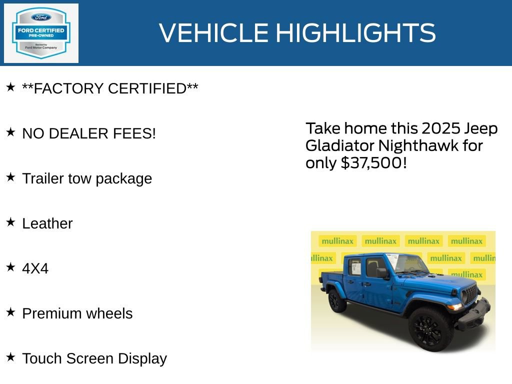 Used 2025 Jeep Gladiator Sport AWD/4WD image 12
