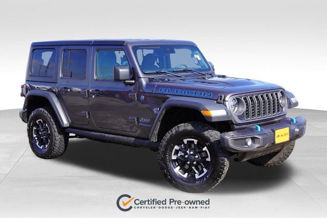 Certified 2025 Jeep Wrangler Unlimited Rubicon 4xe w/ Safety Group image 1