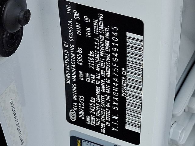 Used 2015 Kia Optima EX w/ EX Premium Package FWD image 27