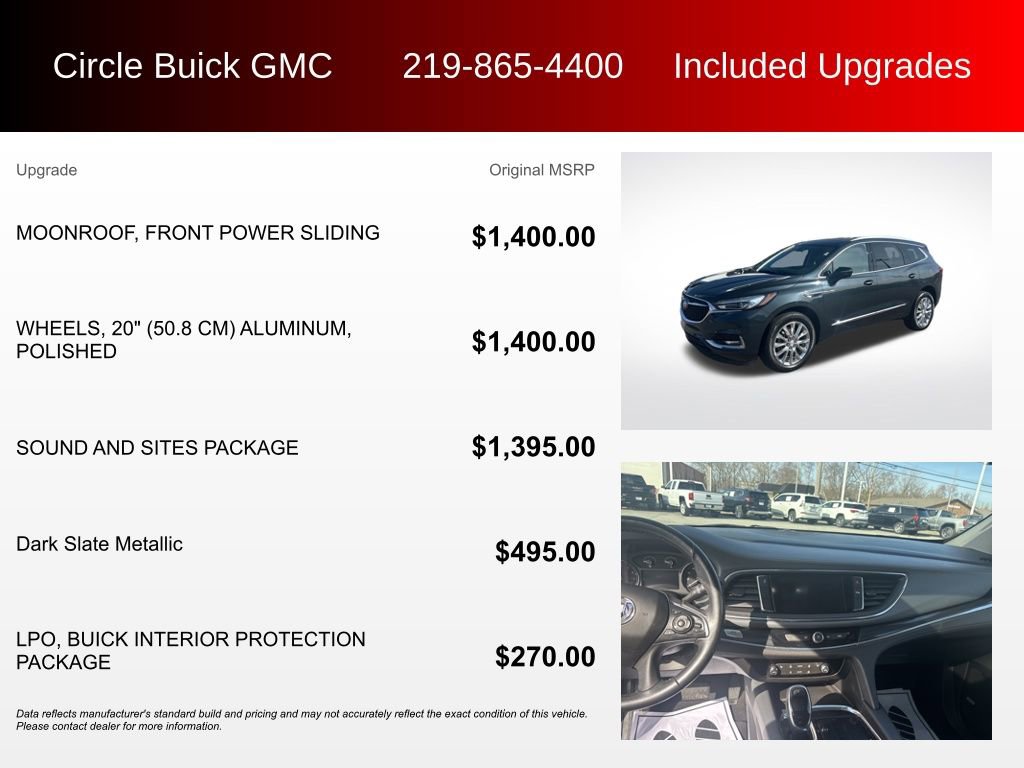 Used 2020 Buick Enclave Essence w/ Sound and Sites Package image 3