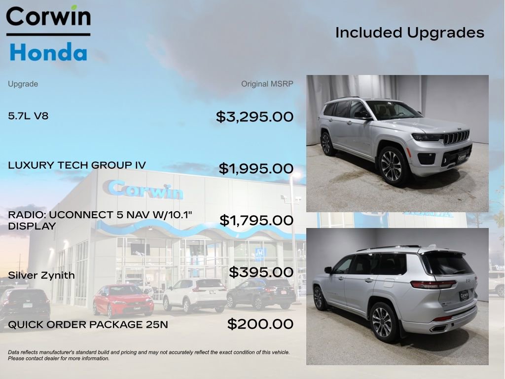 Used 2021 Jeep Grand Cherokee L Overland w/ Luxury Tech Group IV image 4