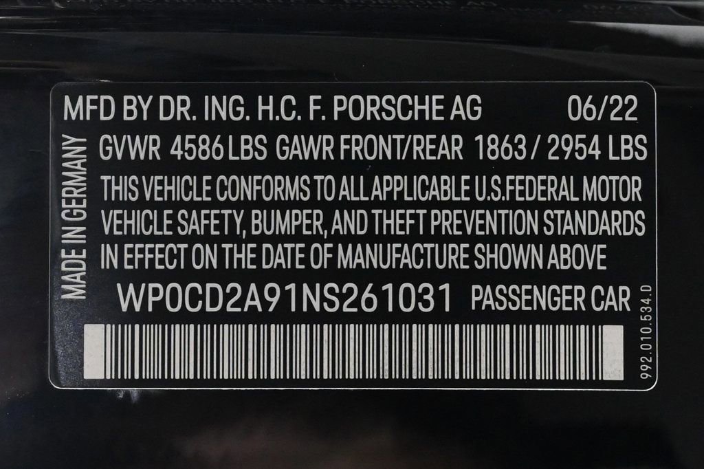 Certified 2022 Porsche 911 Turbo S image 27
