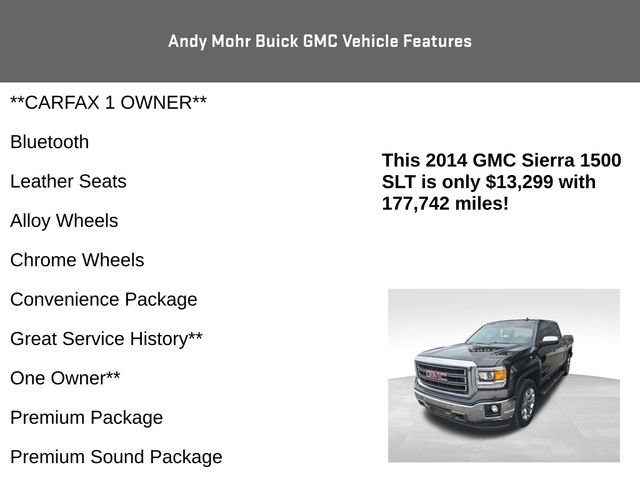 Used 2014 GMC Sierra 1500 SLT w/ SLT Crew Cab Value Package image 4