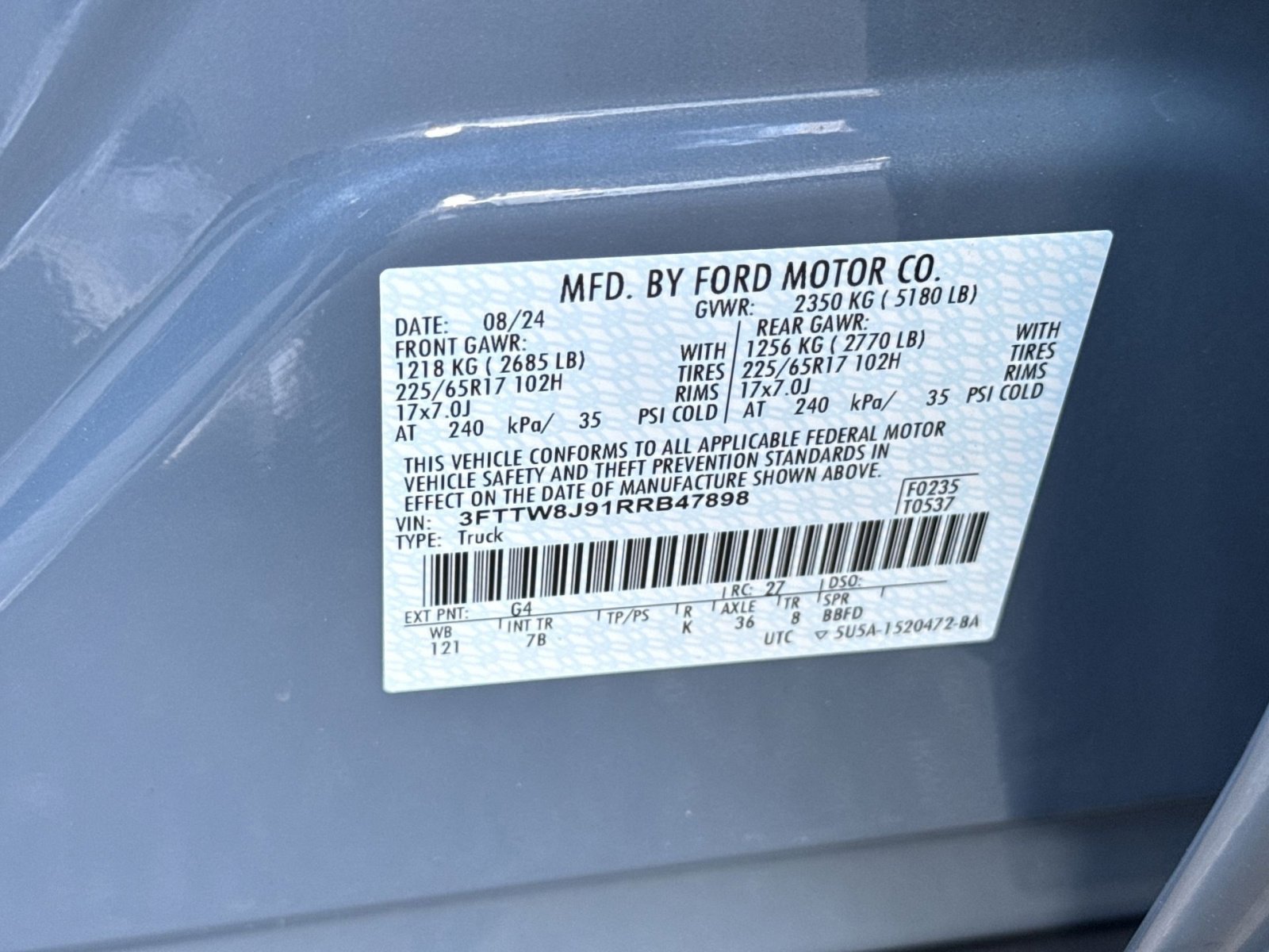 Used 2024 Ford Maverick XLT w/ Equipment Group 300A Standard image 28