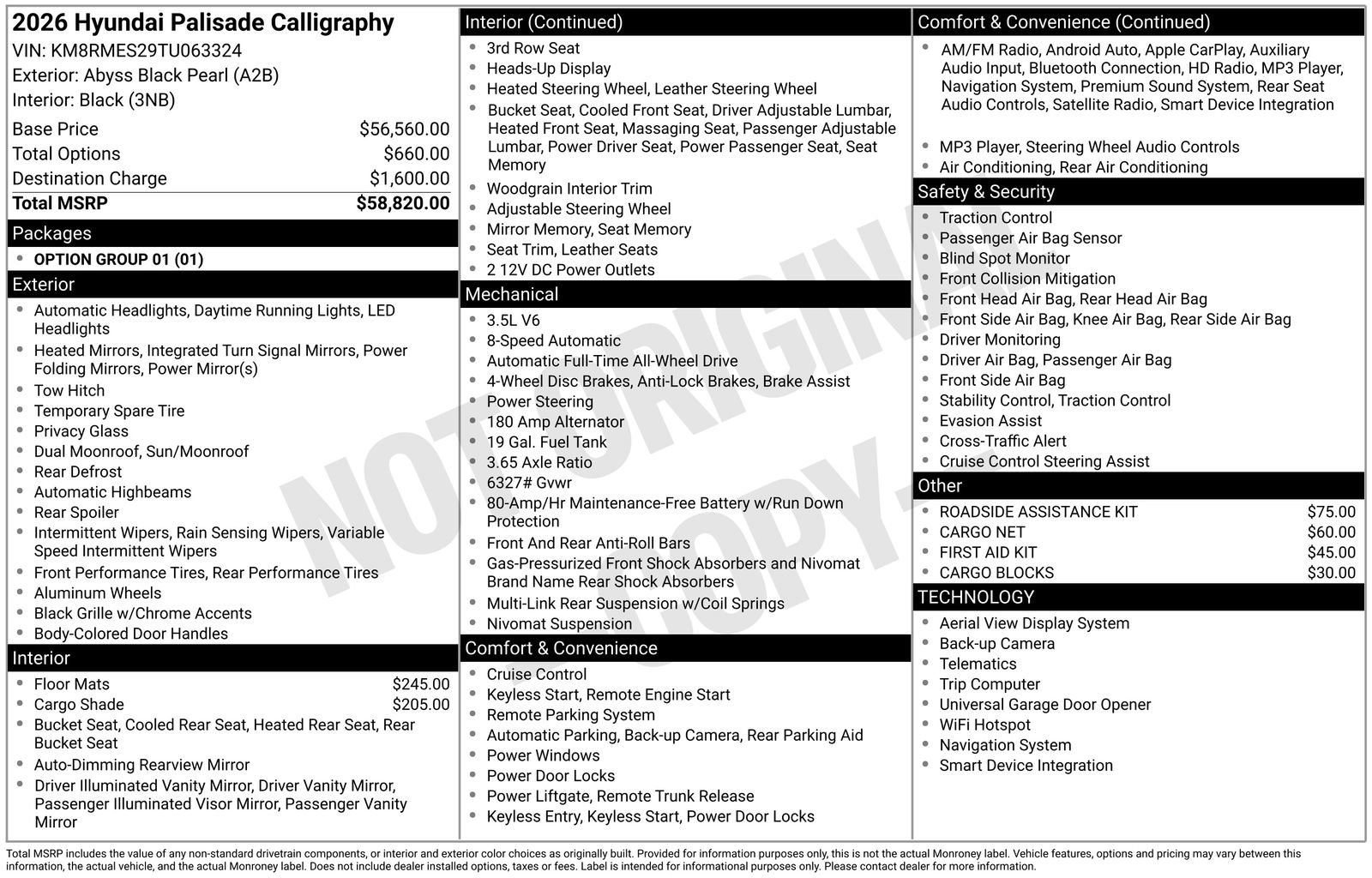 New 2026 Hyundai Palisade Calligraphy image 29