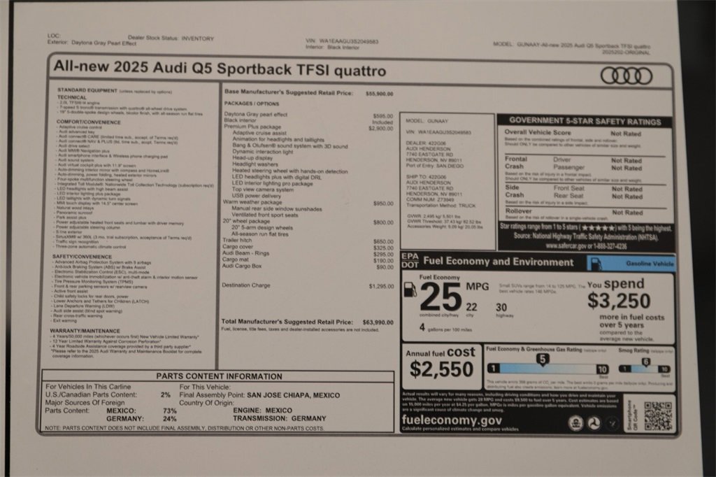 New 2025 Audi Q5 Premium Plus image 32