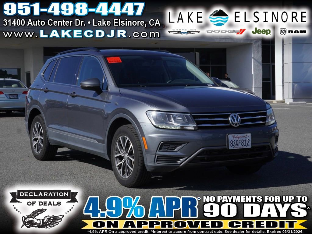 Used 2020 Volkswagen Tiguan SE w/ Panoramic Sunroof Package