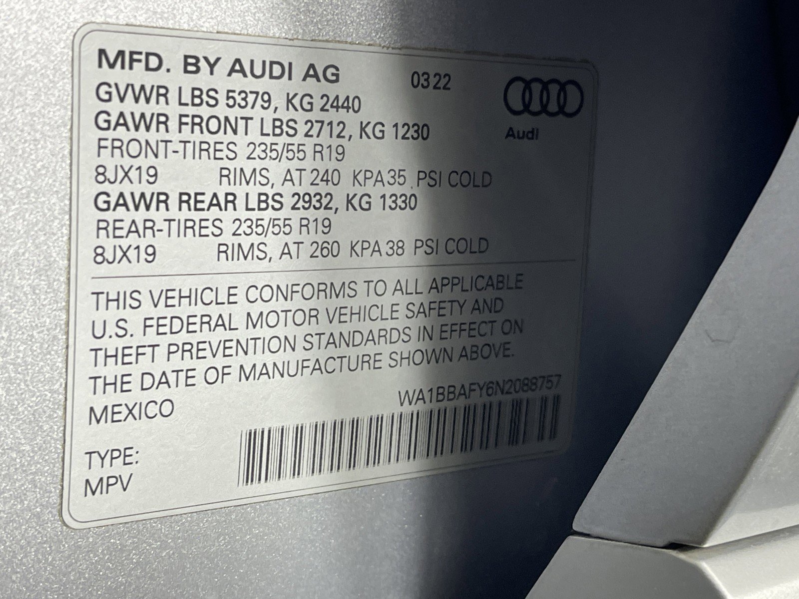 Used 2022 Audi Q5 2.0T Premium Plus w/ Premium Plus Package image 39