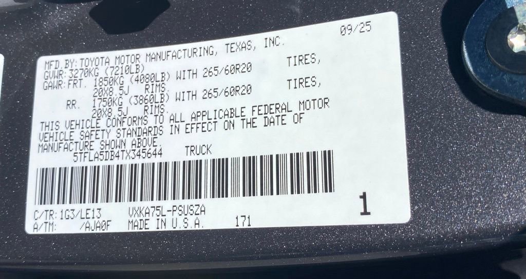 New 2026 Toyota Tundra SR5 image 19