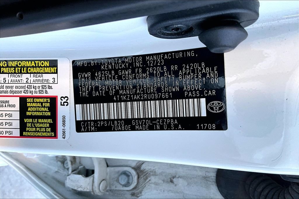 Used 2024 Toyota Camry XSE w/ Navigation Package FWD image 33