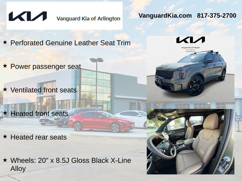 New 2026 Kia Sorento SX Prestige w/ Olive Brown Leather Package AWD/4WD image 12