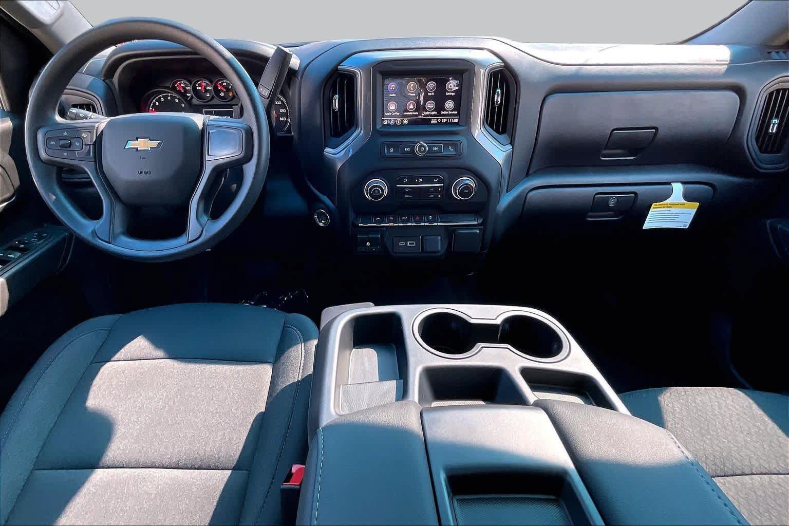 New 2026 Chevrolet Silverado 1500 Custom w/ Turbomax Blackout Package AWD/4WD image 5