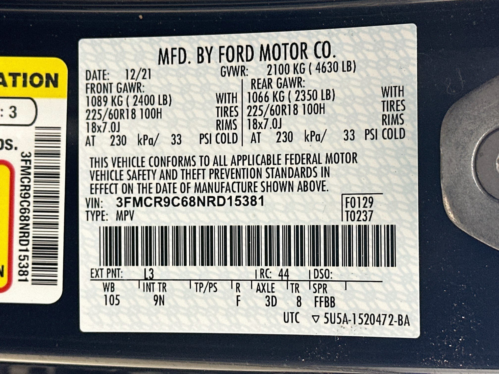 Used 2022 Ford Bronco Sport Outer Banks w/ Tech Package AWD/4WD image 40