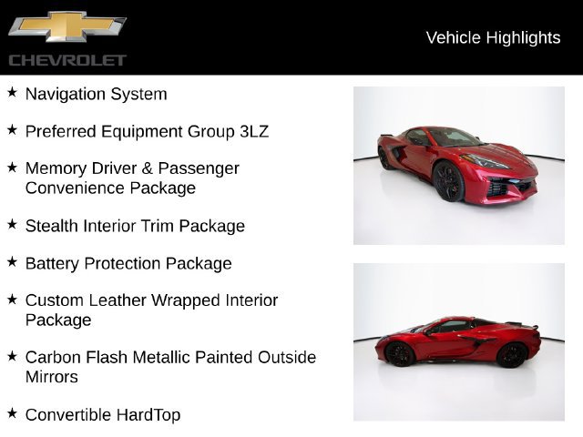 Used 2024 Chevrolet Corvette Z06 w/ Stealth Interior Trim Package RWD image 5