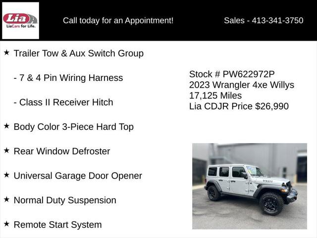Certified 2023 Jeep Wrangler Unlimited w/ Cold Weather Group AWD/4WD image 21