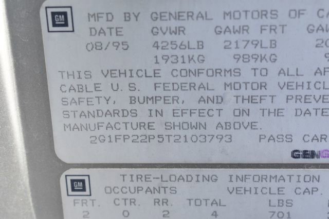 Used 1996 Chevrolet Camaro Z28 RWD image 29