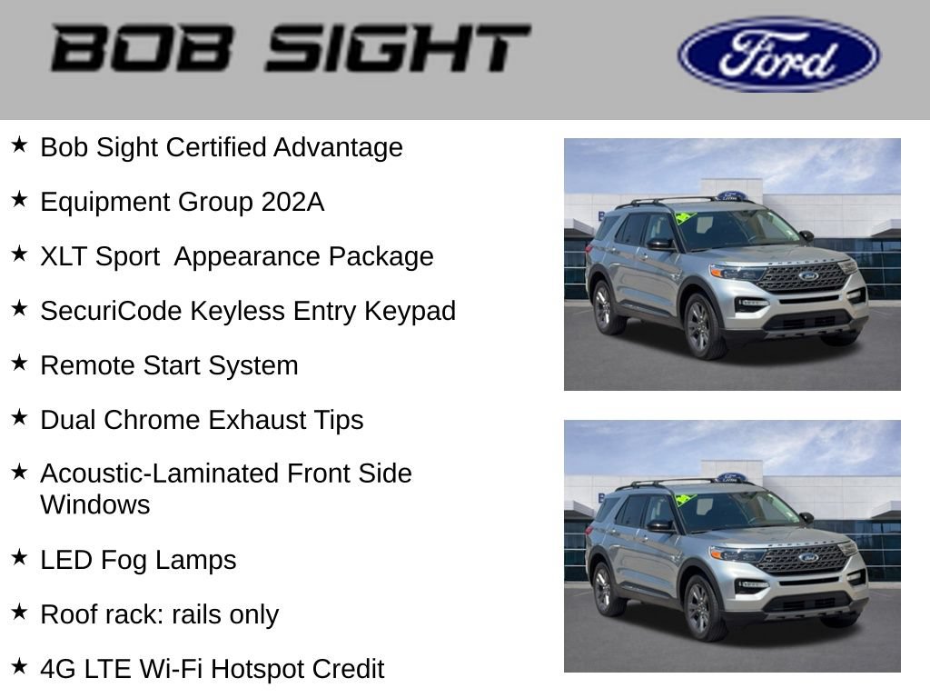Used 2024 Ford Explorer XLT w/ Equipment Group 202A AWD/4WD image 3