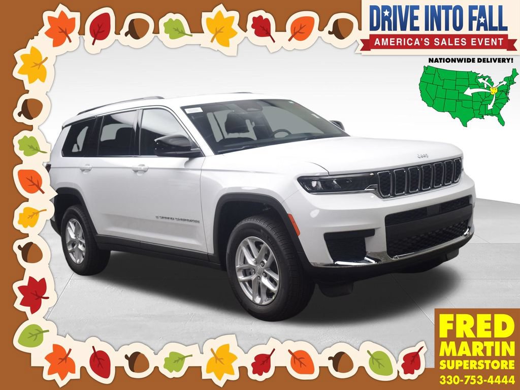 New 2026 Jeep Grand Cherokee L Laredo w/ Trailer Tow Package AWD/4WD 360° Tour