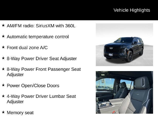 Certified 2026 Cadillac Escalade Sport w/ Touring Package AWD/4WD image 14